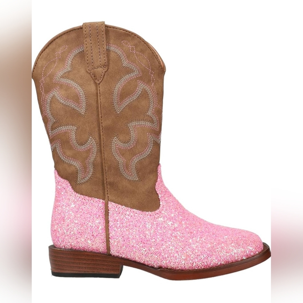 Pink sparkle Roper boots